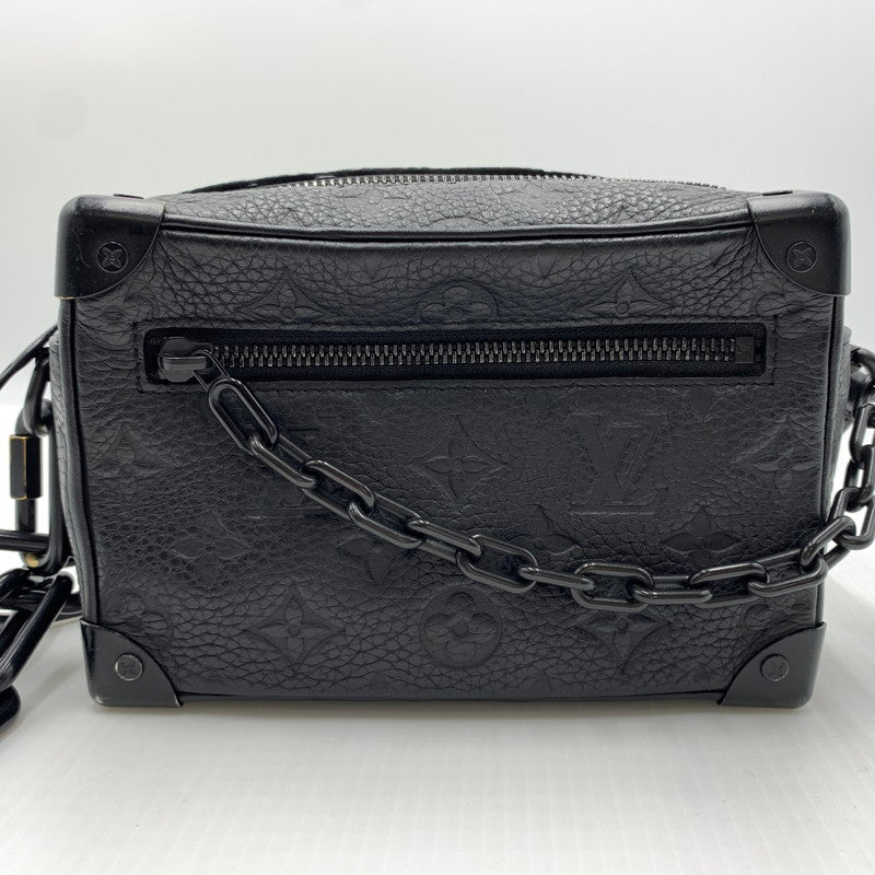 【中古品】【メンズ】 LOUIS VUITTON ルイ・ヴィトン M55702 ミニ･ソフトトランク ショルダーバッグ モノグラム ･トリヨン 鞄 179-260812-ko-08-tei カラー：ブラック 万代Net店