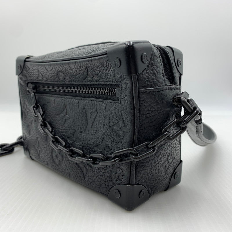 【中古品】【メンズ】 LOUIS VUITTON ルイ・ヴィトン M55702 ミニ･ソフトトランク ショルダーバッグ モノグラム ･トリヨン 鞄 179-260812-ko-08-tei カラー：ブラック 万代Net店