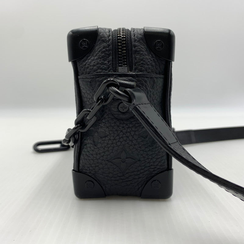 【中古品】【メンズ】 LOUIS VUITTON ルイ・ヴィトン M55702 ミニ･ソフトトランク ショルダーバッグ モノグラム ･トリヨン 鞄 179-260812-ko-08-tei カラー：ブラック 万代Net店