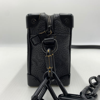 【中古品】【メンズ】 LOUIS VUITTON ルイ・ヴィトン M55702 ミニ･ソフトトランク ショルダーバッグ モノグラム ･トリヨン 鞄 179-260812-ko-08-tei カラー：ブラック 万代Net店