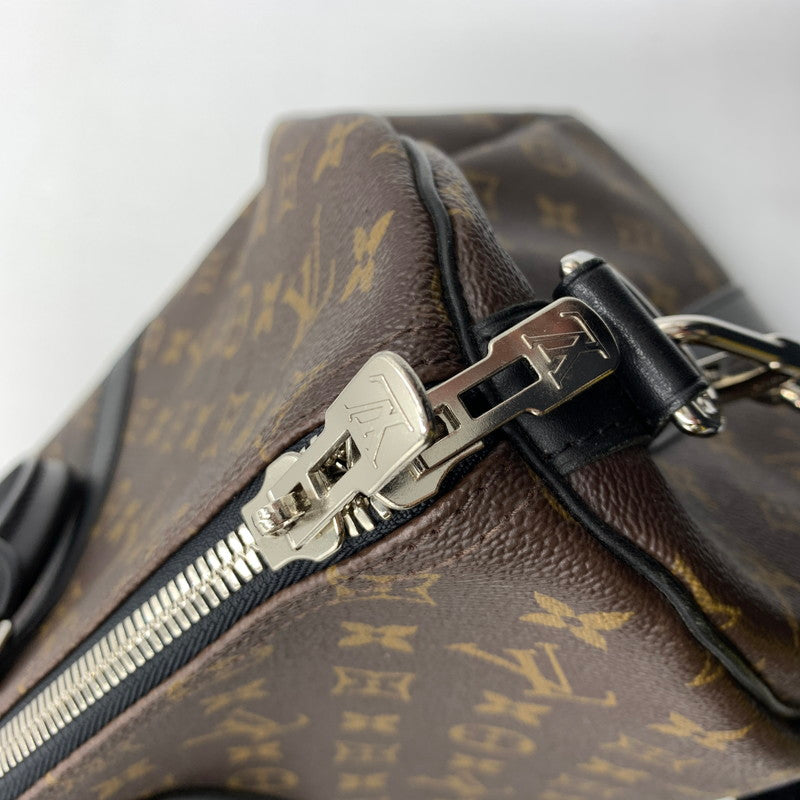 【現状渡し品】【メンズ】 LOUIS VUITTON ルイ・ヴィトン M56711 キーポルバンドリエール45 モノグラム･マカサー ボストンバッグ 鞄 ショルダーバッグ 179-260812-ko-07-tei カラー：ブラウン 万代Net店