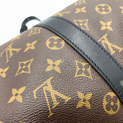 【現状渡し品】【メンズ】 LOUIS VUITTON ルイ・ヴィトン M56711 キーポルバンドリエール45 モノグラム･マカサー ボストンバッグ 鞄 ショルダーバッグ 179-260812-ko-07-tei カラー：ブラウン 万代Net店