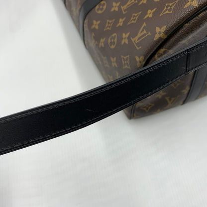 【現状渡し品】【メンズ】 LOUIS VUITTON ルイ・ヴィトン M56711 キーポルバンドリエール45 モノグラム･マカサー ボストンバッグ 鞄 ショルダーバッグ 179-260812-ko-07-tei カラー：ブラウン 万代Net店
