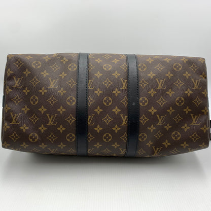 【現状渡し品】【メンズ】 LOUIS VUITTON ルイ・ヴィトン M56711 キーポルバンドリエール45 モノグラム･マカサー ボストンバッグ 鞄 ショルダーバッグ 179-260812-ko-07-tei カラー：ブラウン 万代Net店