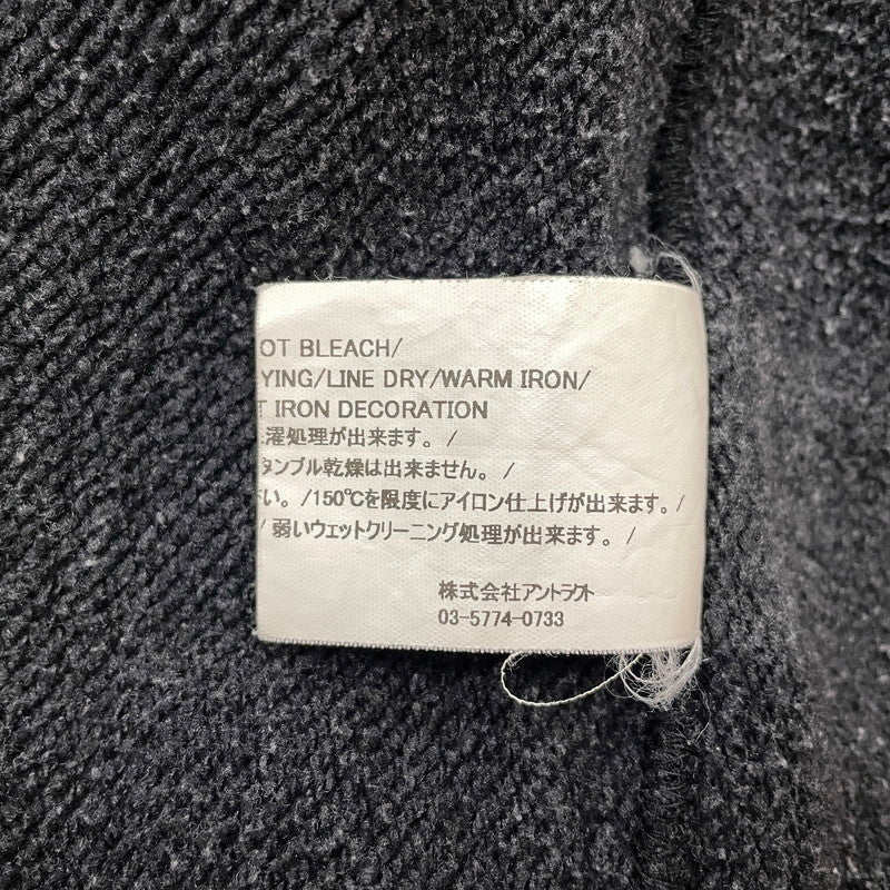 【中古品】【メンズ】 READY MADE レディメイド HOODIE SMILE RE-CO-BK-00-00-245 フーディー スマイル トップス プルオーバーパーカー 142-260817-ss-03-tei サイズ：XL カラー：ブラック 万代Net店