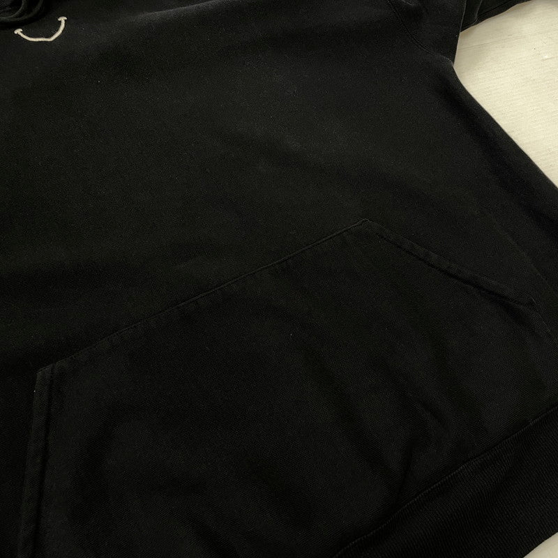 【中古品】【メンズ】 READY MADE レディメイド HOODIE SMILE RE-CO-BK-00-00-245 フーディー スマイル トップス プルオーバーパーカー 142-260817-ss-03-tei サイズ：XL カラー：ブラック 万代Net店