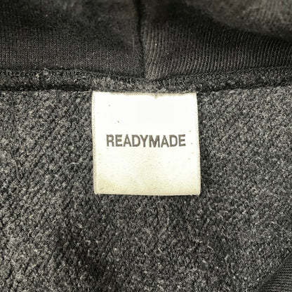 【中古品】【メンズ】 READY MADE レディメイド HOODIE SMILE RE-CO-BK-00-00-245 フーディー スマイル トップス プルオーバーパーカー 142-260817-ss-03-tei サイズ：XL カラー：ブラック 万代Net店