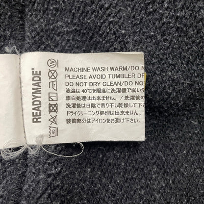 【中古品】【メンズ】 READY MADE レディメイド HOODIE SMILE RE-CO-BK-00-00-245 フーディー スマイル トップス プルオーバーパーカー 142-260817-ss-03-tei サイズ：XL カラー：ブラック 万代Net店