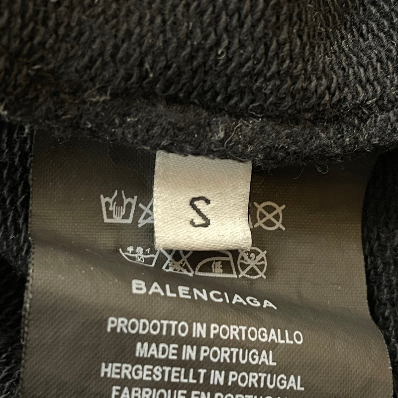 【中古品】【メンズ】 BALENCIAGA バレンシアガ SINNER HOODIE 487209 シナー フーディー トップス プルオーバーパーカー 141-260817-ss-04-tei サイズ：S カラー：ブラック 万代Net店