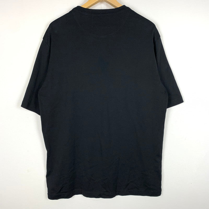 【中古品】【メンズ】 PRADA プラダ TRIANGLE LOGO S/S TEE UJN861 S232 240 トライアングル ロゴ ショートスリーブ Tシャツ 半袖 トップス 141-260812-ko-15-tei サイズ：L カラー：ブラック 万代Net店