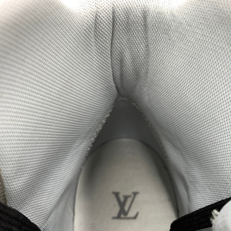 【中古品】【メンズ】 LOUIS VUITTON ルイ・ヴィトン CL0119 ハイトップ トレイナー ライン スニーカー 靴 シューズ ハイカット 179-260812-ko-01-tei サイズ：9 カラー：ブラック 万代Net店