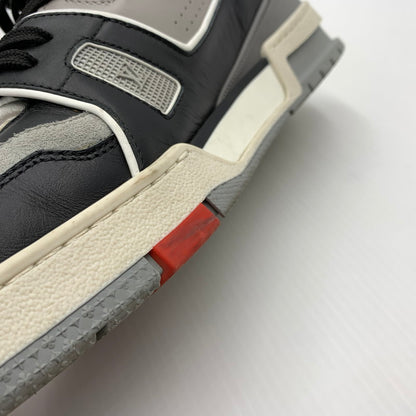 【中古品】【メンズ】 LOUIS VUITTON ルイ・ヴィトン CL0119 ハイトップ トレイナー ライン スニーカー 靴 シューズ ハイカット 179-260812-ko-01-tei サイズ：9 カラー：ブラック 万代Net店