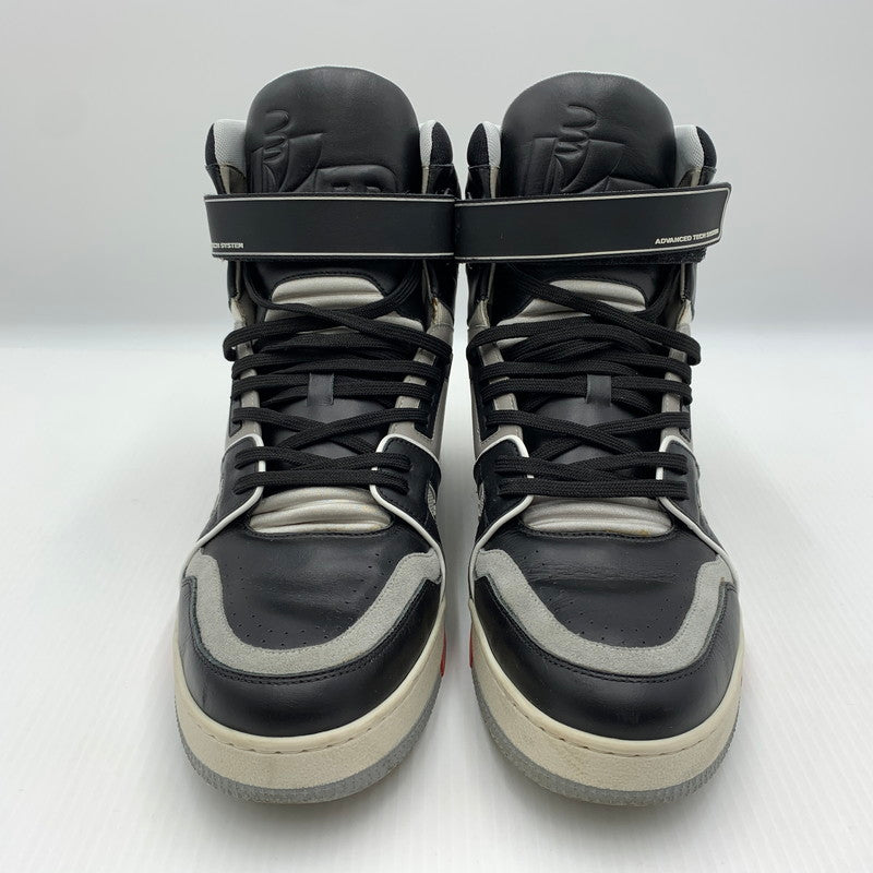 【中古品】【メンズ】 LOUIS VUITTON ルイ・ヴィトン CL0119 ハイトップ トレイナー ライン スニーカー 靴 シューズ ハイカット 179-260812-ko-01-tei サイズ：9 カラー：ブラック 万代Net店