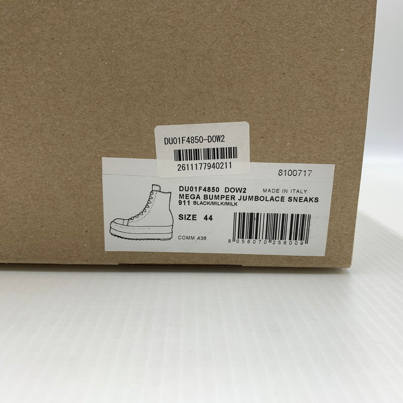 【中古品】【メンズ】 DRKSHDW ダークシャドウ DOW2 MEGA BUMPER JUMBOLACE SNEKAERS DU01F4850 メガバンパー ジャンボレース スニーカー 靴 ビッグスニーカー 162-260812-ko-06-tei サイズ：44 カラー：ブラック 万代Net店