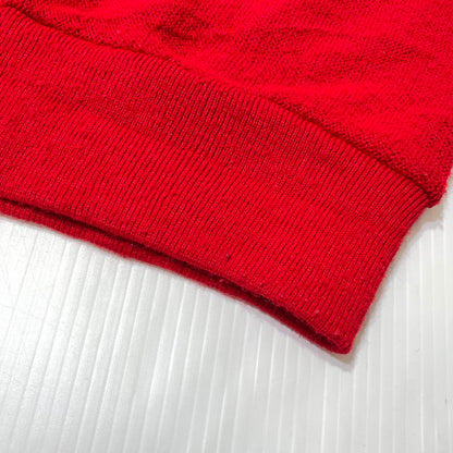 【中古品】【メンズ】 IZOD LACOSTE アイゾッド ラコステ 80's ACRYLIC KNIT BUTTON CARDIGAN VINTAGE 80年代 アクリル ニット ボタン カーディガン 長袖 トップス ヴィンテージ 145-260828-yo-04-teih サイズ：XL カラー：レッド 万代Net店