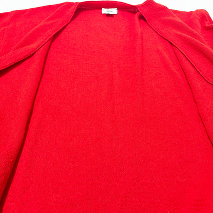 【中古品】【メンズ】 IZOD LACOSTE アイゾッド ラコステ 80's ACRYLIC KNIT BUTTON CARDIGAN VINTAGE 80年代 アクリル ニット ボタン カーディガン 長袖 トップス ヴィンテージ 145-260828-yo-04-teih サイズ：XL カラー：レッド 万代Net店