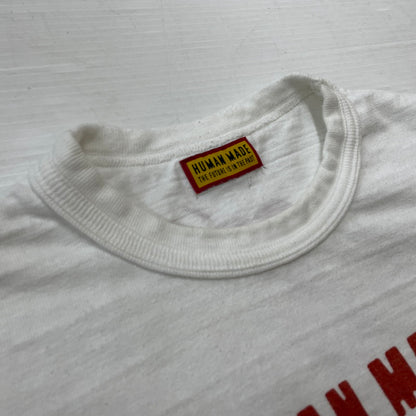 【中古品】【メンズ】 HUMANMADE ヒューマンメイド GRAPHIC S/S T-SHIRT HM30TE018 グラフィック ショートスリーブTシャツ 半袖トップス 142-260817-ss-01-tei サイズ：M カラー：ホワイト 万代Net店