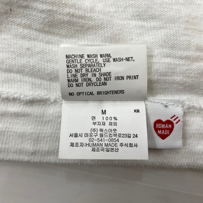 【中古品】【メンズ】 HUMANMADE ヒューマンメイド GRAPHIC S/S T-SHIRT HM30TE018 グラフィック ショートスリーブTシャツ 半袖トップス 142-260817-ss-01-tei サイズ：M カラー：ホワイト 万代Net店
