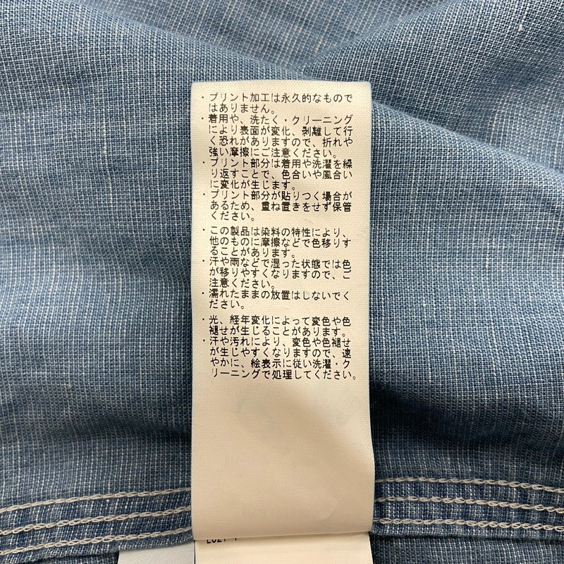 【中古品】【メンズ】 HUMANMADE ヒューマンメイド CHAMBRAY S/S SHIRT HM31SH040 シャンブレー ショートスリーブシャツ 半袖トップス 142-260817-ss-02-tei サイズ：L カラー：インディゴ 万代Net店