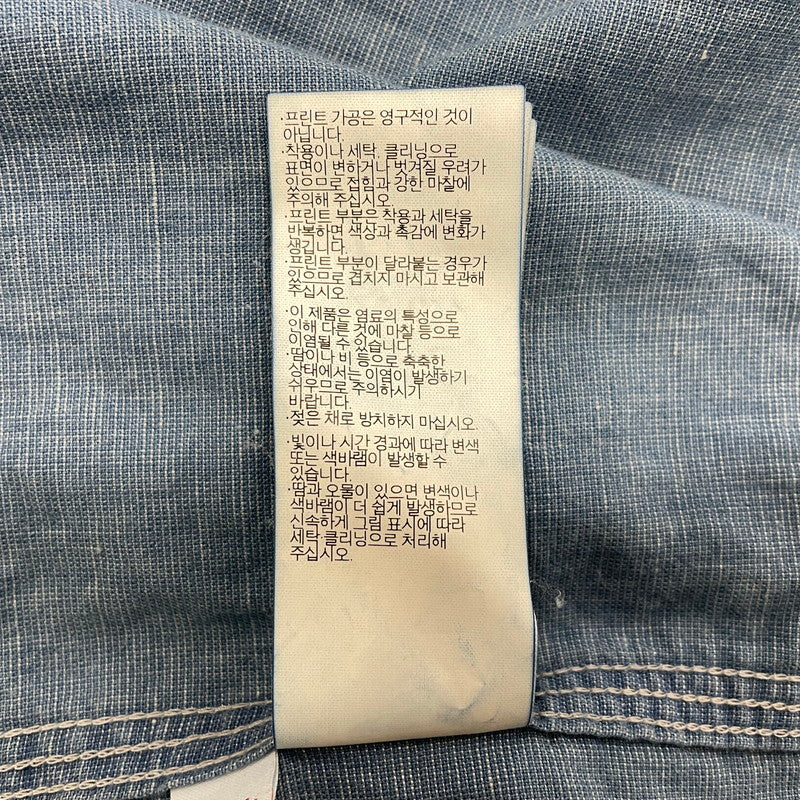 【中古品】【メンズ】 HUMANMADE ヒューマンメイド CHAMBRAY S/S SHIRT HM31SH040 シャンブレー ショートスリーブシャツ 半袖トップス 142-260817-ss-02-tei サイズ：L カラー：インディゴ 万代Net店