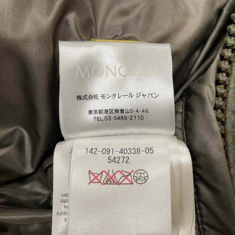 【中古品】【メンズ】 MONCLER モンクレール MONTGENEVRE DOWN JACKET 420914033805 54272 モンジュネーブル ダウンジャケット アウター 141-260817-ss-07-tei サイズ：2 カラー：カーキ 万代Net店