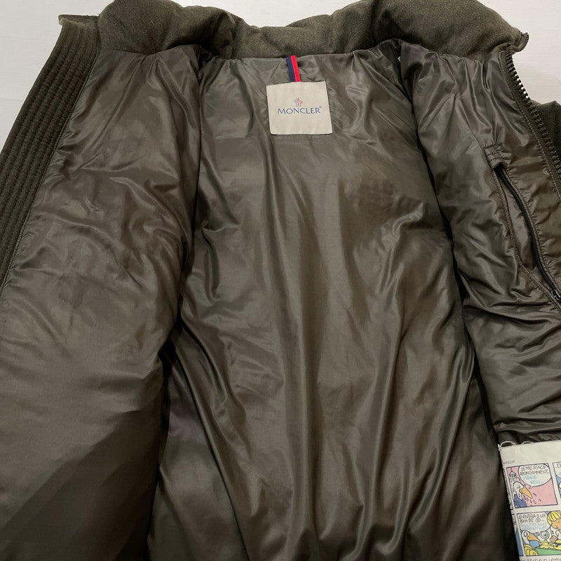 【中古品】【メンズ】 MONCLER モンクレール MONTGENEVRE DOWN JACKET 420914033805 54272 モンジュネーブル ダウンジャケット アウター 141-260817-ss-07-tei サイズ：2 カラー：カーキ 万代Net店