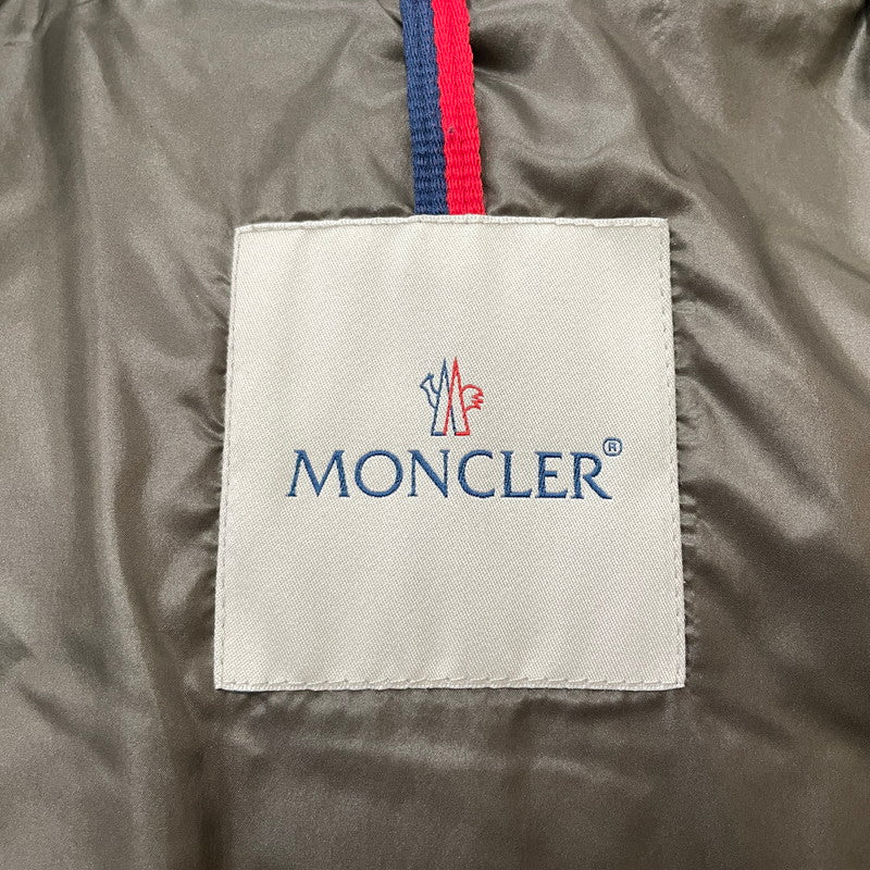 【中古品】【メンズ】 MONCLER モンクレール MONTGENEVRE DOWN JACKET 420914033805 54272 モンジュネーブル ダウンジャケット アウター 141-260817-ss-07-tei サイズ：2 カラー：カーキ 万代Net店