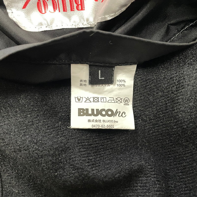 【中古品】【メンズ】 BLUCO ブルコ × DOGTOWN × ドッグタウン MOONEYES ムーンアイズ 別注コラボ COACH JACKET 158-31-063 コーチジャケット アウター ウィンドブレーカー 145-260817-ss-09-tei サイズ：L カラー：ブラック 万代Net店