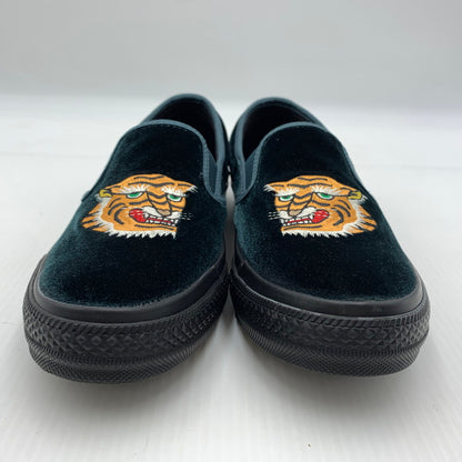 【中古品】【メンズ】 CONVERSE コンバース ALL STAR KUNGFU SLIP-ON 1SF122 オールスター カンフー スリップオン スニーカー 靴 スリッポン シューズ 162-260812-ko-04-tei サイズ：26cm カラー：グリーン 万代Net店