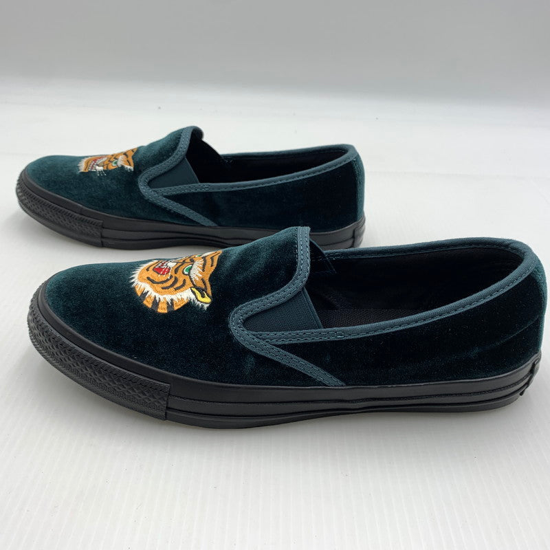 【中古品】【メンズ】 CONVERSE コンバース ALL STAR KUNGFU SLIP-ON 1SF122 オールスター カンフー スリップオン スニーカー 靴 スリッポン シューズ 162-260812-ko-04-tei サイズ：26cm カラー：グリーン 万代Net店