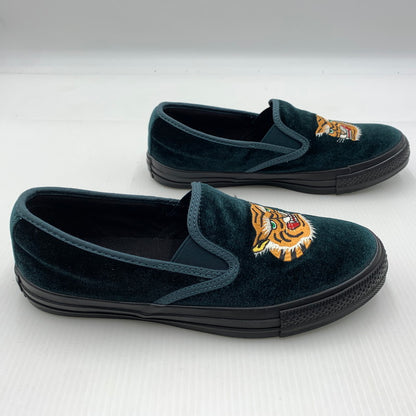 【中古品】【メンズ】 CONVERSE コンバース ALL STAR KUNGFU SLIP-ON 1SF122 オールスター カンフー スリップオン スニーカー 靴 スリッポン シューズ 162-260812-ko-04-tei サイズ：26cm カラー：グリーン 万代Net店