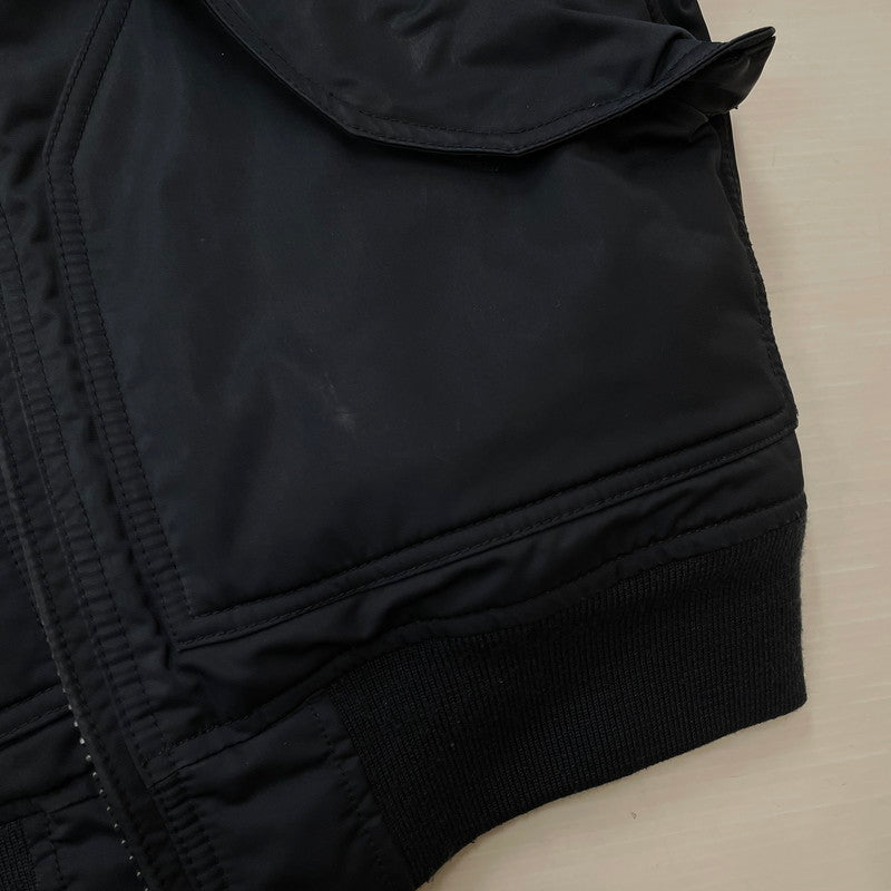 【現状渡し品】【メンズ】 AVIREX アヴィレックス CUSTOM CWU TOP GUN FLIGHT JACKET 6102176 カスタムトップガン フライトジャケット アウター ミリタリージャケット 145-260817-ss-08-tei サイズ：M/※使用感あり カラー：ネイビー 万代Net店