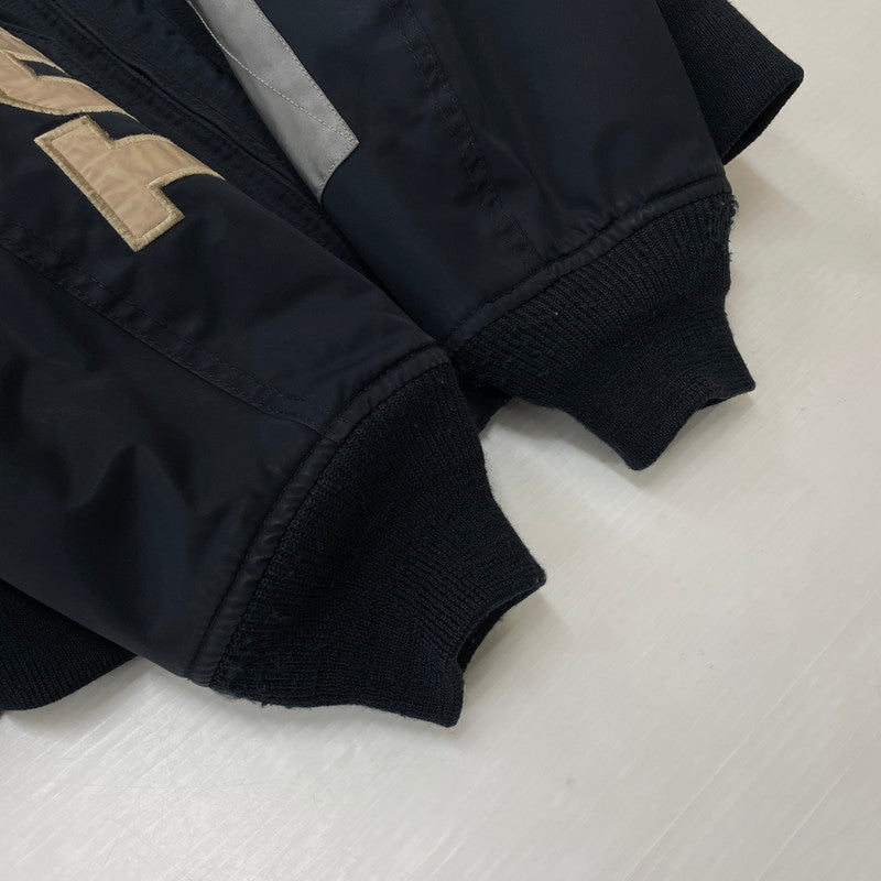 【現状渡し品】【メンズ】 AVIREX アヴィレックス CUSTOM CWU TOP GUN FLIGHT JACKET 6102176 カスタムトップガン フライトジャケット アウター ミリタリージャケット 145-260817-ss-08-tei サイズ：M/※使用感あり カラー：ネイビー 万代Net店