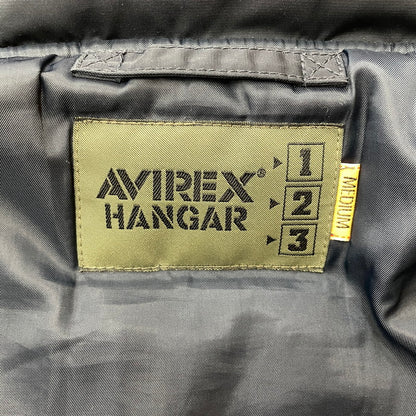 【現状渡し品】【メンズ】 AVIREX アヴィレックス CUSTOM CWU TOP GUN FLIGHT JACKET 6102176 カスタムトップガン フライトジャケット アウター ミリタリージャケット 145-260817-ss-08-tei サイズ：M/※使用感あり カラー：ネイビー 万代Net店