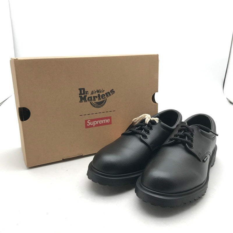 【中古美品】【メンズ】 SUPREME×DR MARTENS シュプリーム × ドクター マーチン 26SS POSTAL SHOE ブラック サイズ27cm 箱付き 靴 164-260820-ky-03-fuzh 万代Net店