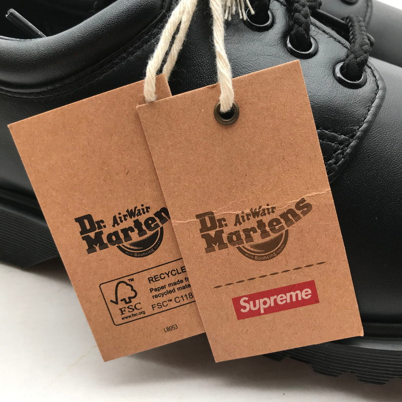 【中古美品】【メンズ】 SUPREME×DR MARTENS シュプリーム × ドクター マーチン 26SS POSTAL SHOE ブラック サイズ27cm 箱付き 靴 164-260820-ky-03-fuzh 万代Net店
