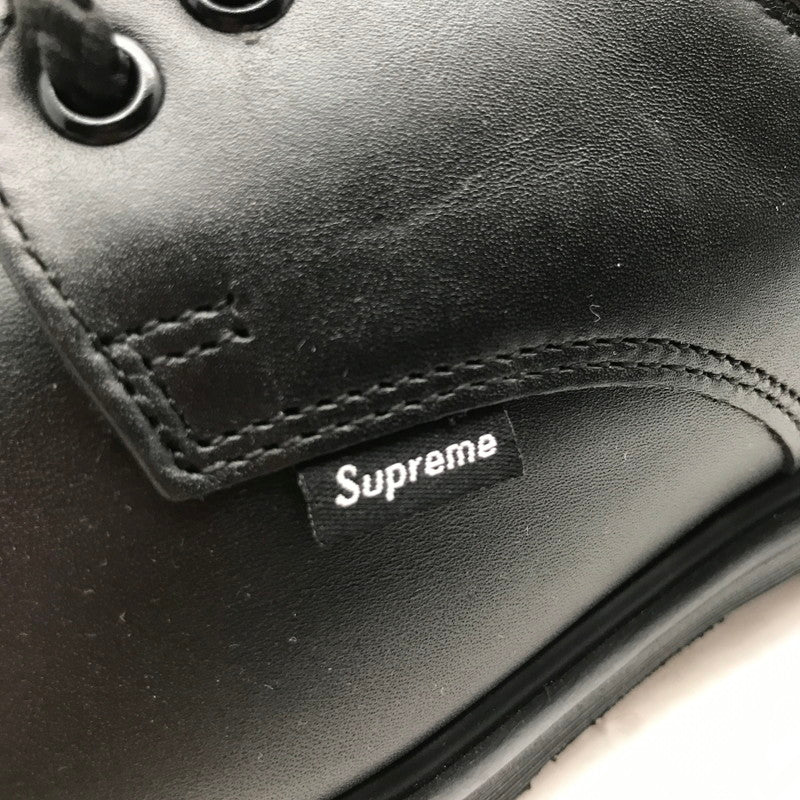 【中古美品】【メンズ】 SUPREME×DR MARTENS シュプリーム × ドクター マーチン 26SS POSTAL SHOE ブラック サイズ27cm 箱付き 靴 164-260820-ky-03-fuzh 万代Net店