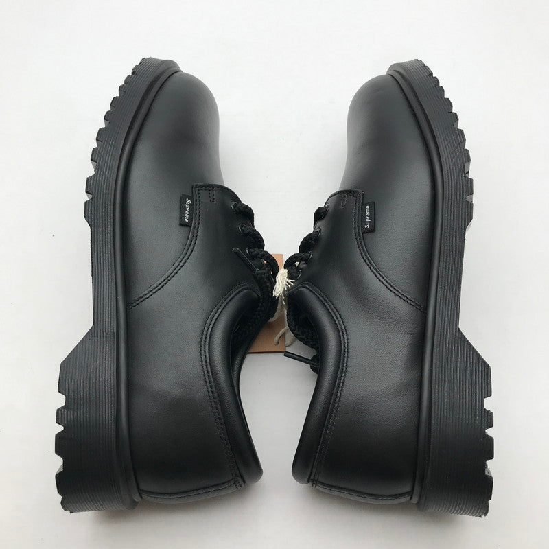 【中古美品】【メンズ】 SUPREME×DR MARTENS シュプリーム × ドクター マーチン 26SS POSTAL SHOE ブラック サイズ27cm 箱付き 靴 164-260820-ky-03-fuzh 万代Net店