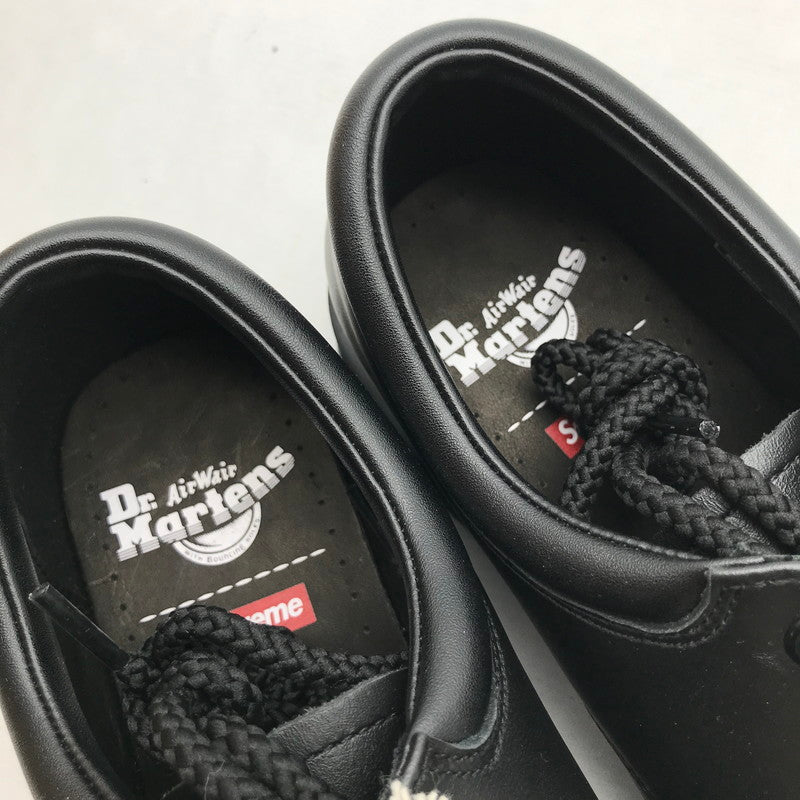 【中古美品】【メンズ】 SUPREME×DR MARTENS シュプリーム × ドクター マーチン 26SS POSTAL SHOE ブラック サイズ27cm 箱付き 靴 164-260820-ky-03-fuzh 万代Net店