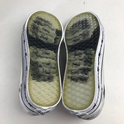 【中古美品】【メンズ】 VANS バンズ × TRAVIS BARKER トラヴィス・バーカー OLDSKOOL DUES PAID WHITE オールドスクール スニーカー 靴 162-260925-mh-23-fuzh サイズ：27.5cm カラー：ホワイト 万代Net店
