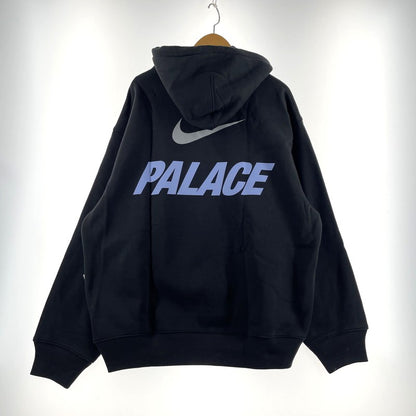 【中古品】【メンズ】 PALACE パレス × NIKE ナイキ 別注コラボ FONT SWOOSH HOOD P28NHD003 フォント スウォッシュ フード 長袖 トップス 142-260811-yo-07-tei サイズ：XL カラー：ブラック 万代Net店