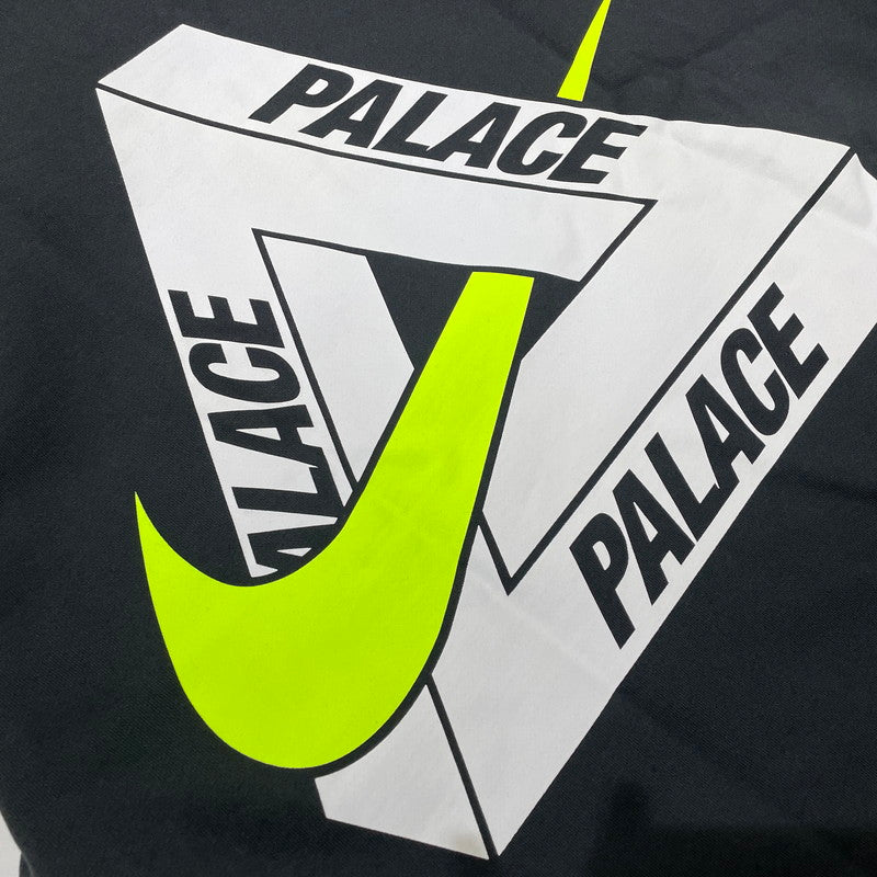 【中古品】【メンズ】 PALACE パレス × NIKE ナイキ 別注コラボ TRI SWOOSH HOOD BLACK P29CS131 トリ スウォッシュ フード 長袖 トップス パーカー 142-260811-yo-06-tei サイズ：XL カラー：ブラック 万代Net店
