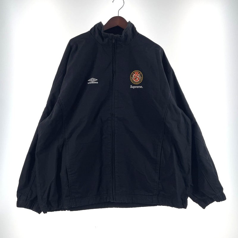 【中古品】【メンズ】 SUPREME シュプリーム × UMBRO アンブロ 別注コラボ 26SS COTTON RIPSTOP TRACK JACKET コットン リップストップ トラックジャケット ライトアウター 149-260811-yo-03-tei サイズ：XL カラー：ブラック 万代Net店