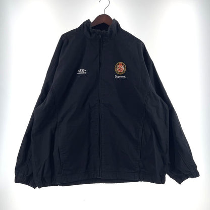 【中古品】【メンズ】 SUPREME シュプリーム × UMBRO アンブロ 別注コラボ 26SS COTTON RIPSTOP TRACK JACKET コットン リップストップ トラックジャケット ライトアウター 149-260811-yo-03-tei サイズ：XL カラー：ブラック 万代Net店