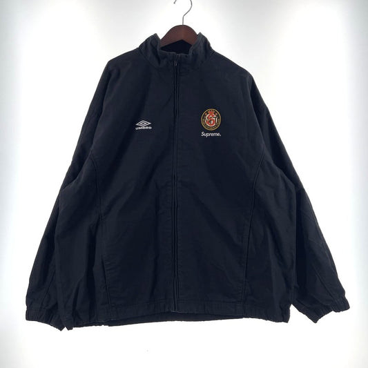 【中古品】【メンズ】 SUPREME シュプリーム × UMBRO アンブロ 別注コラボ 26SS COTTON RIPSTOP TRACK JACKET コットン リップストップ トラックジャケット ライトアウター 149-260811-yo-03-tei サイズ：XL カラー：ブラック 万代Net店