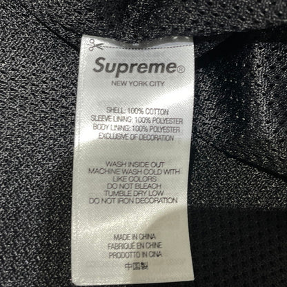 【中古品】【メンズ】 SUPREME シュプリーム × UMBRO アンブロ 別注コラボ 26SS COTTON RIPSTOP TRACK JACKET コットン リップストップ トラックジャケット ライトアウター 149-260811-yo-03-tei サイズ：XL カラー：ブラック 万代Net店