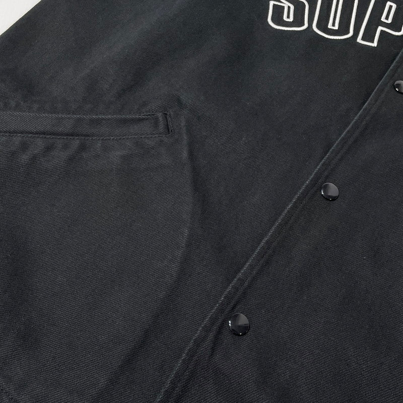【中古品】【メンズ】 SUPREME シュプリーム 24SS ARC DENIM COACHES JACKET アークロゴ デニム コーチ ジャケット ライトアウター 149-260811-yo-04-tei サイズ：XL カラー：ブラック 万代Net店