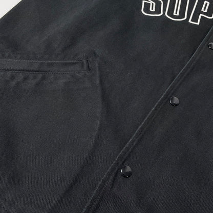 【中古品】【メンズ】 SUPREME シュプリーム 24SS ARC DENIM COACHES JACKET アークロゴ デニム コーチ ジャケット ライトアウター 149-260811-yo-04-tei サイズ：XL カラー：ブラック 万代Net店