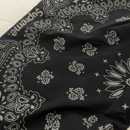 【中古品】【メンズ】 SUPREME シュプリーム 26SS REFLECTIVE BANDANA TRACK PANT 20026年春夏 リフレクティブ バンダナ トラック パンツ ボトムス 149-260811-sa-14-tei サイズ：L カラー：ブラック 万代Net店