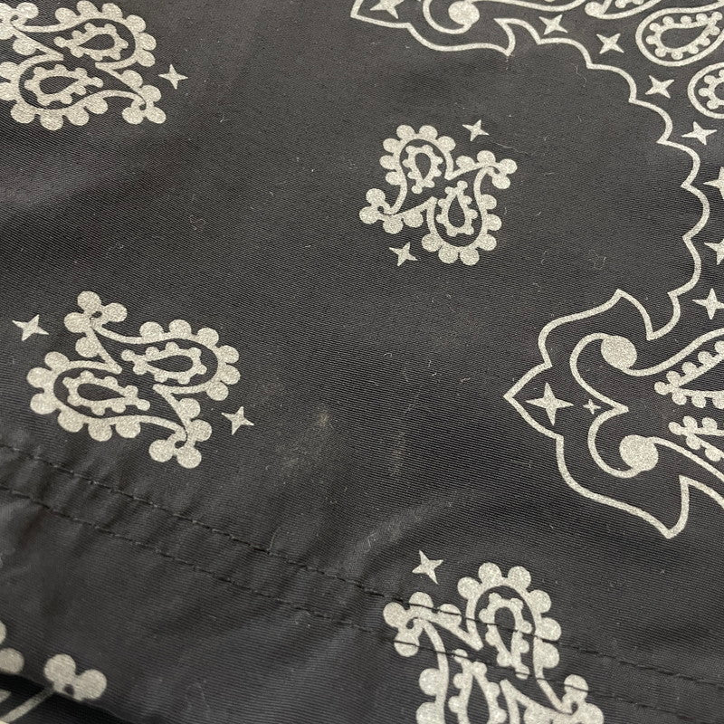 【中古品】【メンズ】 SUPREME シュプリーム 26SS REFLECTIVE BANDANA TRACK PANT 20026年春夏 リフレクティブ バンダナ トラック パンツ ボトムス 149-260811-sa-14-tei サイズ：L カラー：ブラック 万代Net店